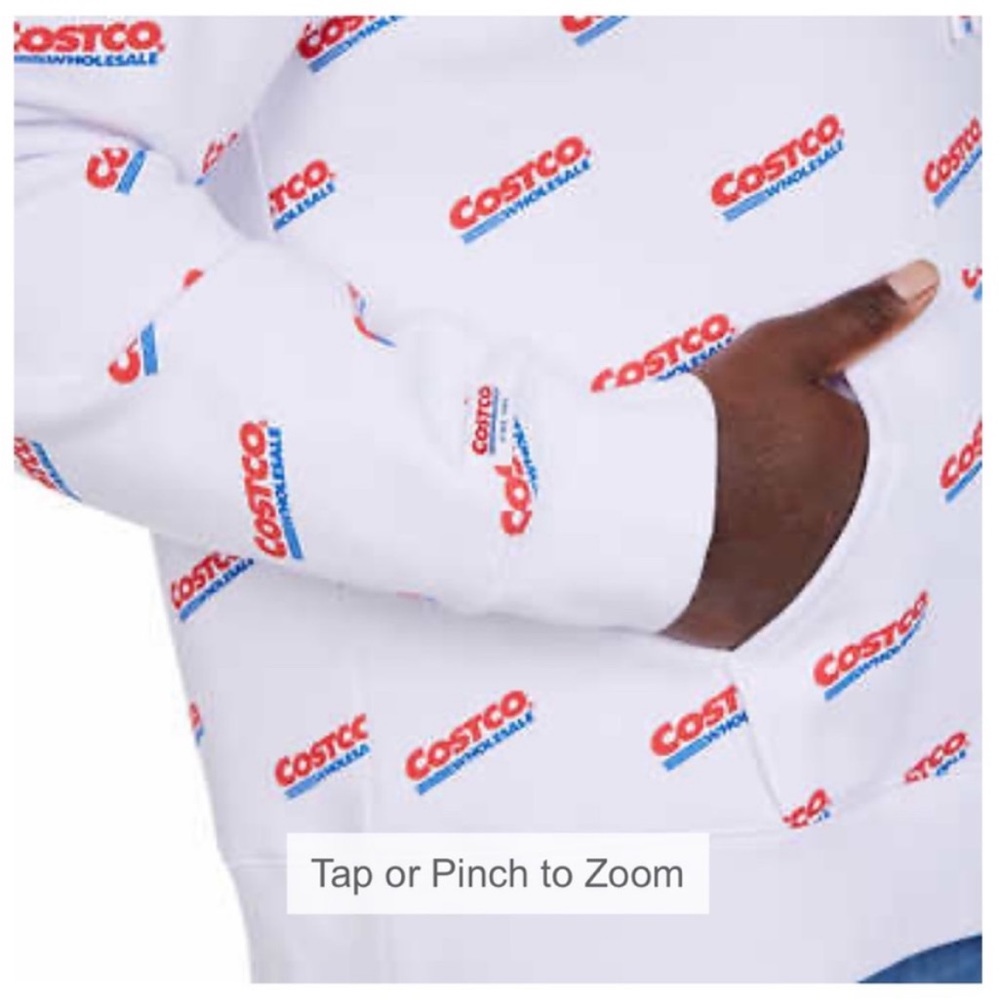 MEN Kirkland Signature Unisex COSTCO WHOLESALE
Logo Hoodie - WHITE ( 3XL ) - Picture 5 of 5
